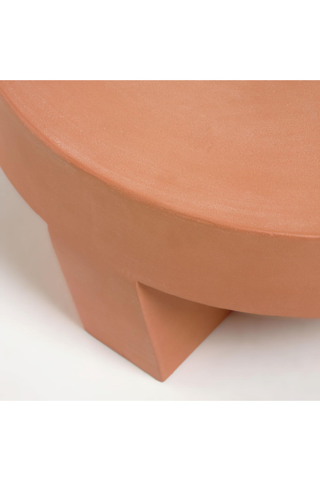 Terracotta Round Outdoor Coffee Table  La Forma Vilena   Contemporary   Outdoor Coffee Tables   by Oroa   Eichholtz Furniture  Houzz