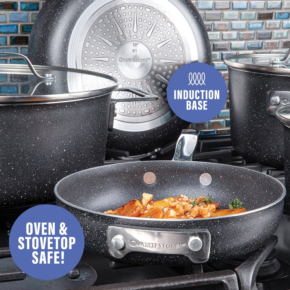 Granitestone Stackmaster Non stick 5 piece Cookware Set