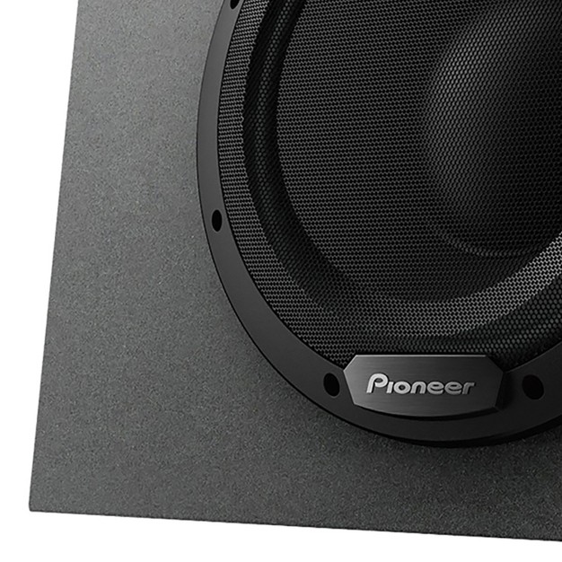 Pioneer Ts wx1010a 10 in 1 100 watt max Sealed Subwoofer With Built in Class D Amp And Bass Control Knob