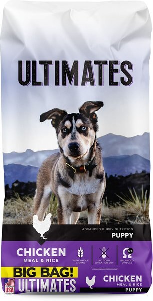 Ultimates Chicken Meal and Brown Rice Puppy Dry Dog Food