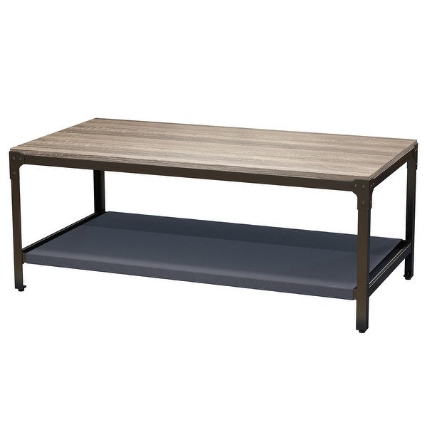 Corvus Belmont 46-inch Rectangle Modern Wood Coffee Table with Storage