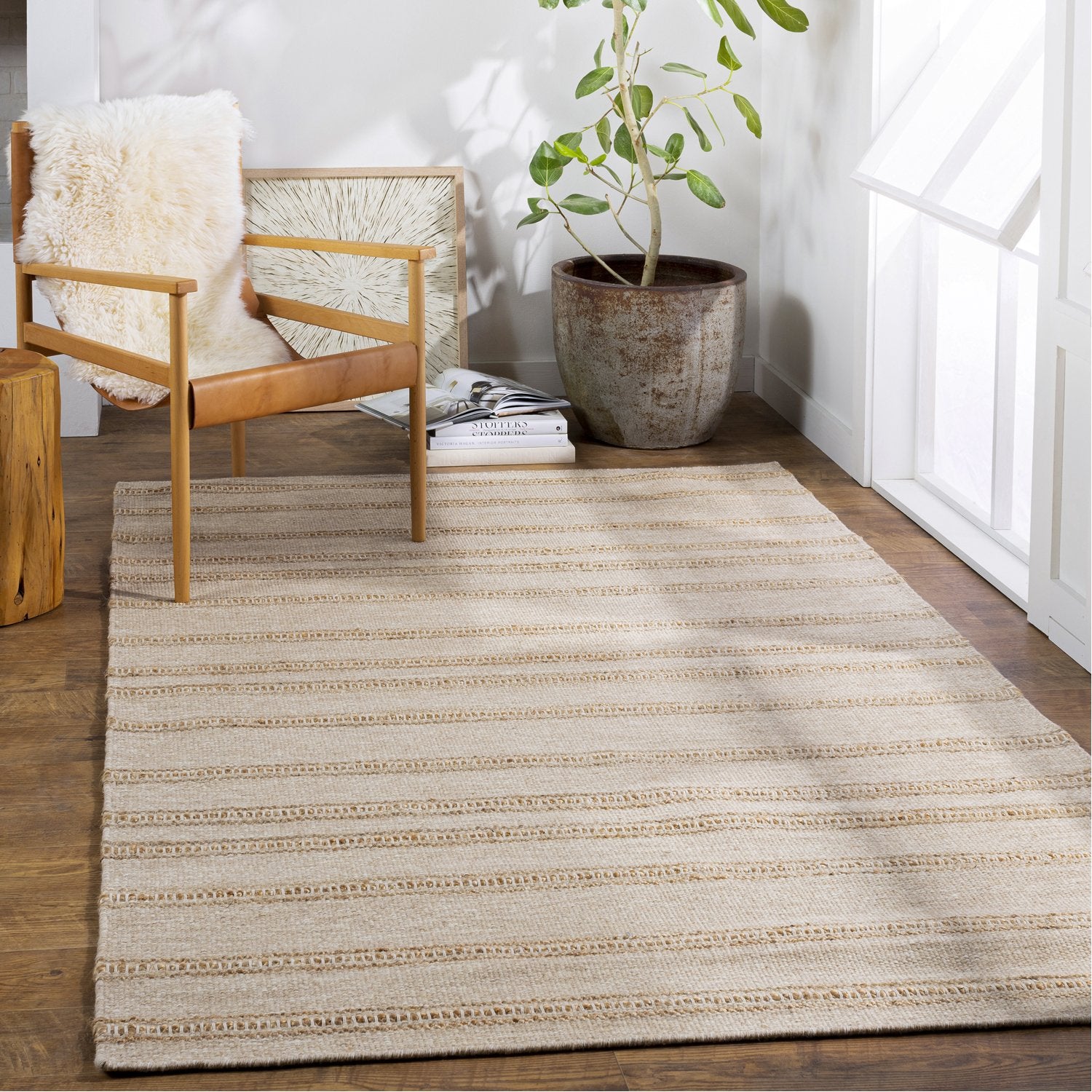 Fiji Rug in Neutral & Yellow