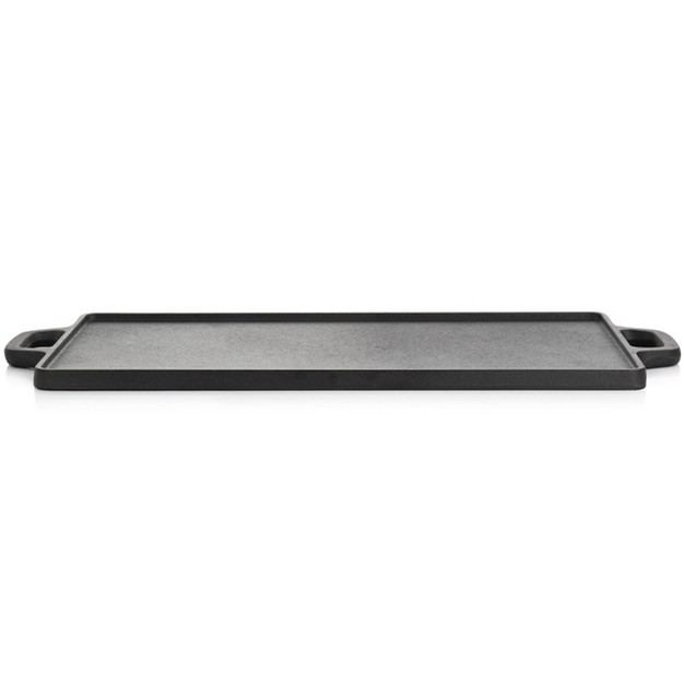 Oster Castaway Pre seasoned 18in X 9in Cast Iron Reversible Griddle