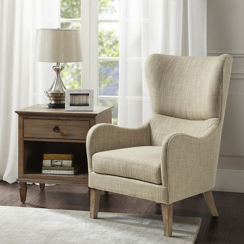 Madison Park Leda Swoop Wing Accent Chair