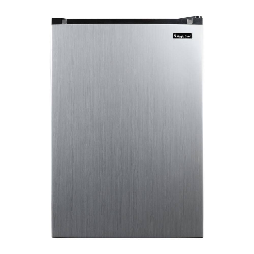 Magic Chef 4.4 cu. ft. Mini Fridge in Stainless Steel Look without Freezer HMAR45HCSE