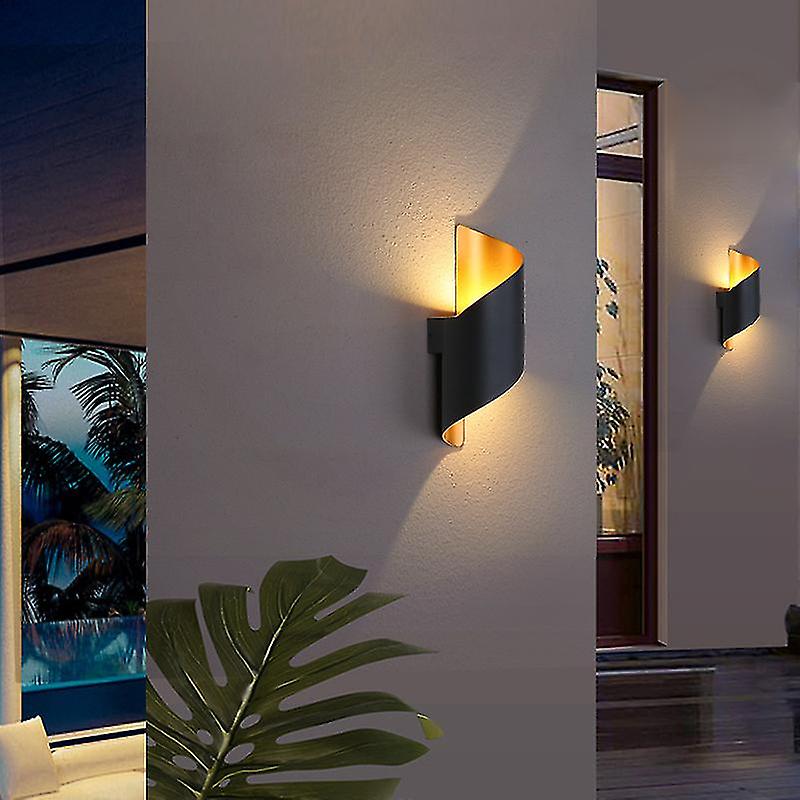 Dww-modern 10w Led Wall Light With Aluminum Housing Waterproof Ip65 Up/down Light 3000k Warm White For Indoor/outdoor