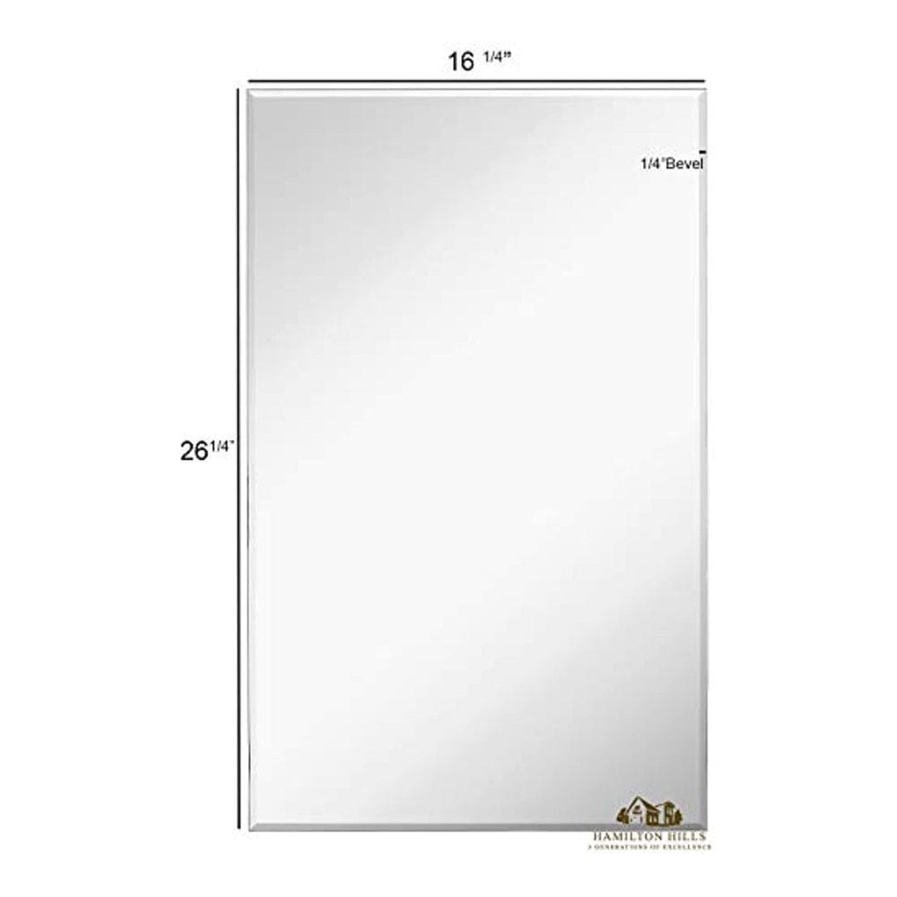 Hamilton Hills Simple Recessed Medicine Cabinet with Mirror