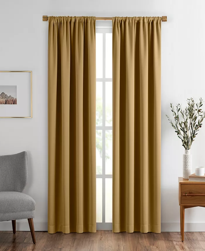 Elrene Vanderbilt Straight Pleated Window Valance  50x18