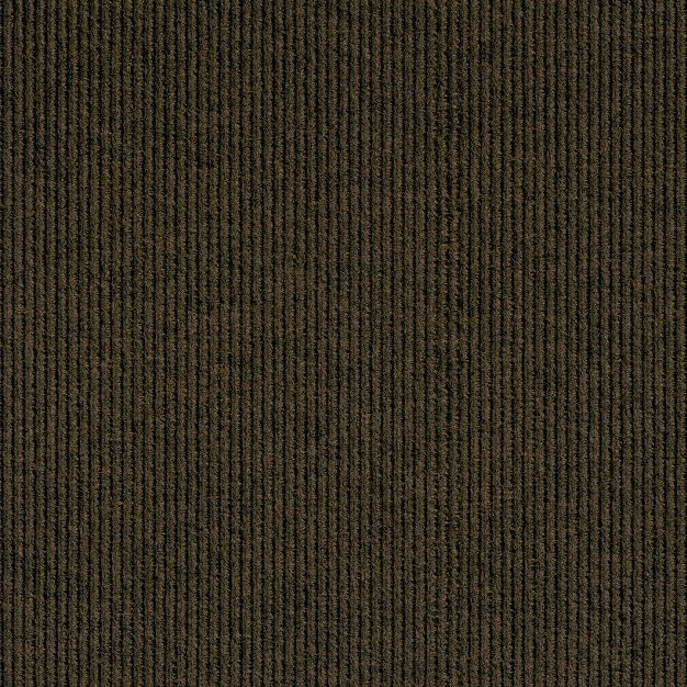 10pk Self Stick Carpet Tile Brown Foss Floors