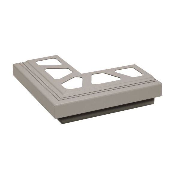 Schluter BARA-RAK 90° Tile Trim - Outside Corner - Classic Grey (PG)