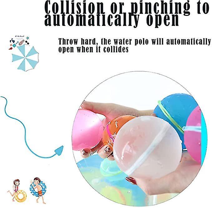 Summer Reusable Water Fighting Ball Toy For Swimming Pools Beach Backyard Party