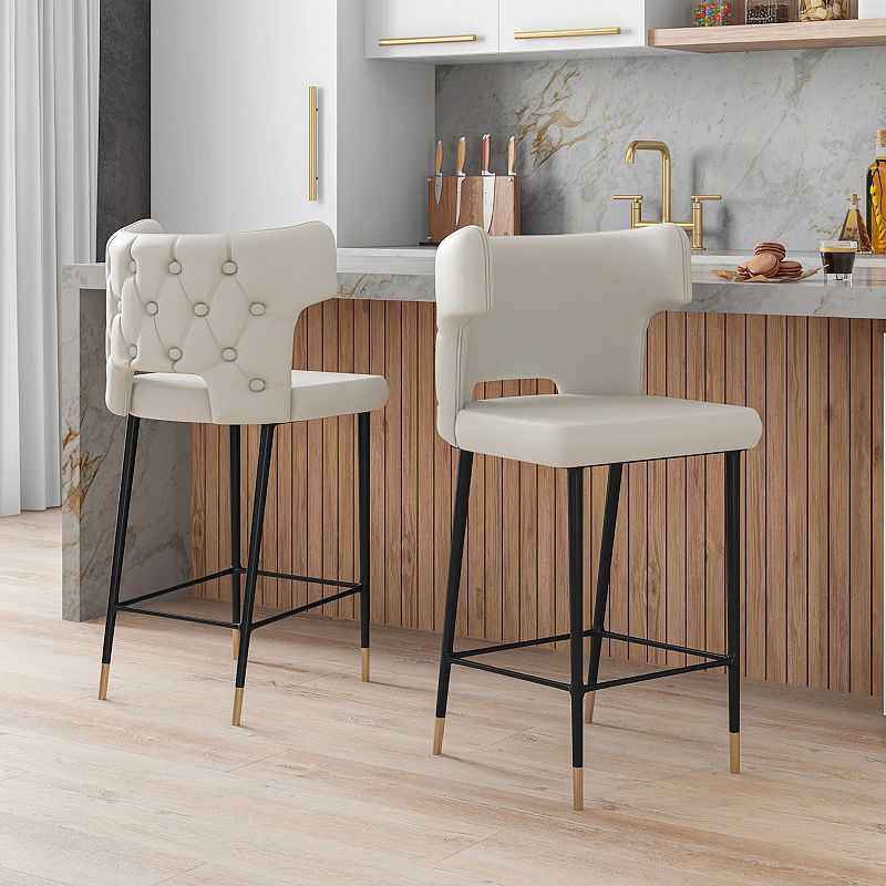 MANHATTAN COMFORT Holguin Bar Stool 2-piece Set