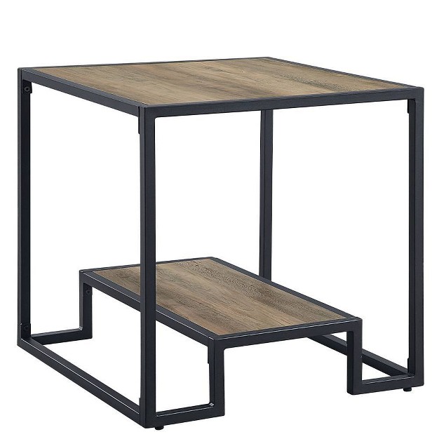 Accent Tables Rustic Oak And Black Acme Furniture