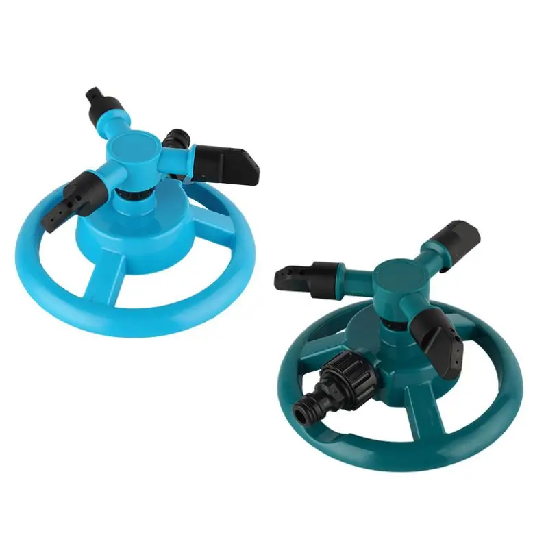 360 Automatic Rotating 3 Arms Nozzle Water Sprinkler Garden Lawn Irrigation Tool Garden Yard s Supplies Parts