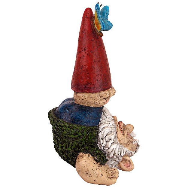 Design Toscano Topsy turvy Theo Garden Gnome Statue