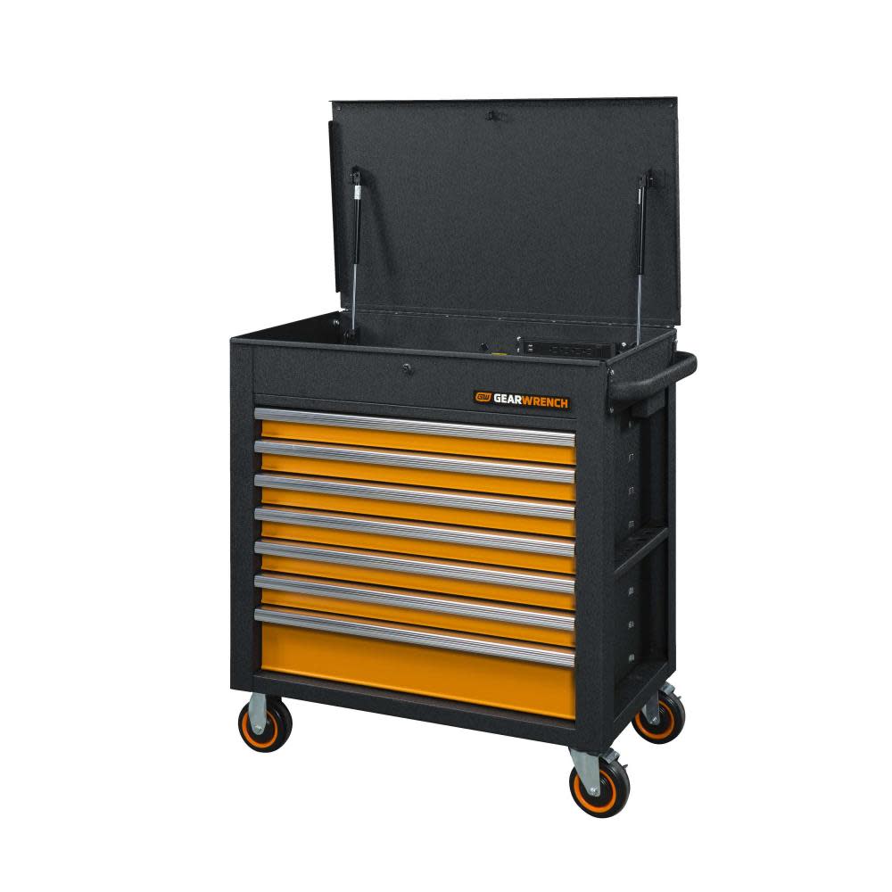 GEARWRENCH GSX Series Rolling Tool Cart Tilt Top 35 7 Drawer