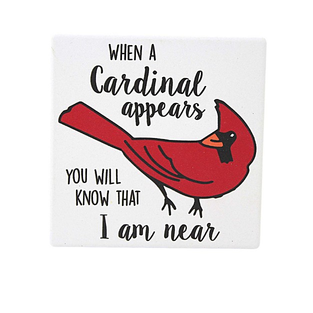 Tabletop Cardinal Coster One Coaster 4 Inches Our Name Is Mud 6013762 Stoneware Red