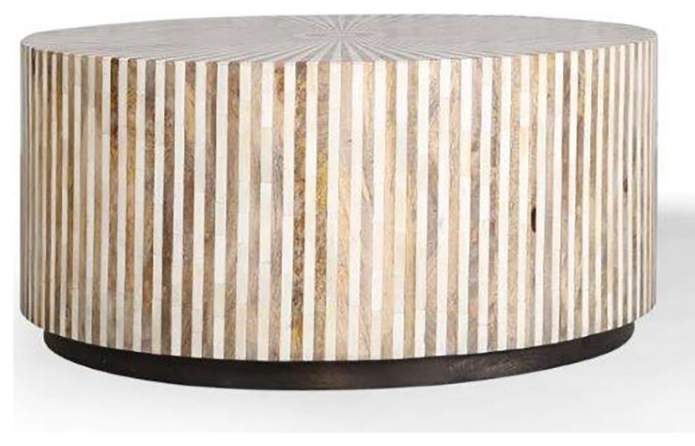 Parker House Crossings Downtown Round Cocktail Table   Traditional   Coffee Tables   by Parker House  Houzz