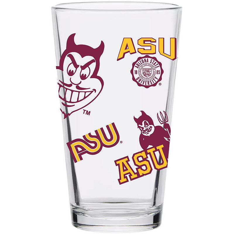 Arizona State Sun Devils 16oz. Medley Vintage Pint Glass