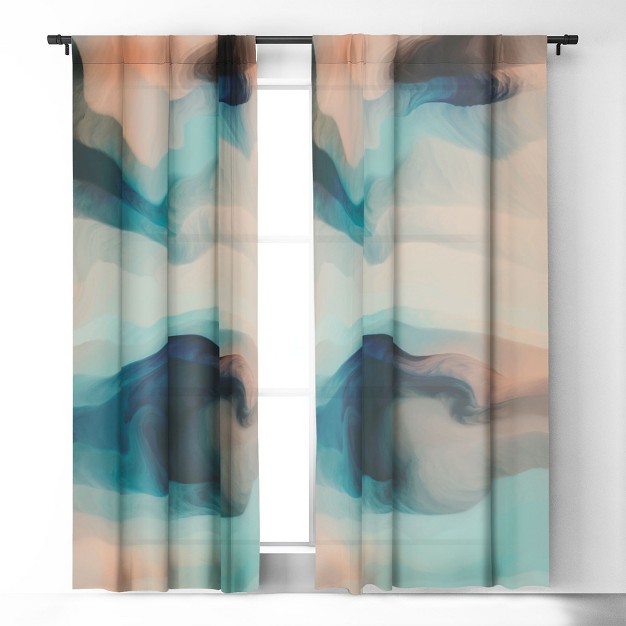 1pc Blackout Window Curtain Panel Deny Designs