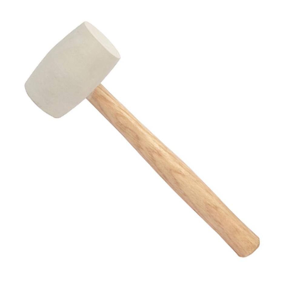 Bon Tool 32 oz. Thrifty White Rubber Mallet with 13 in. Wood Handle 87-399