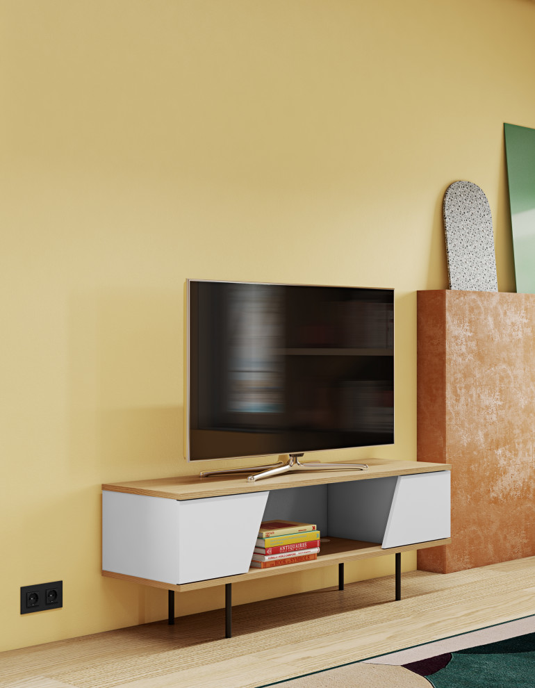 TV Table   Midcentury   Entertainment Centers And Tv Stands   by TEMAHOME  Houzz