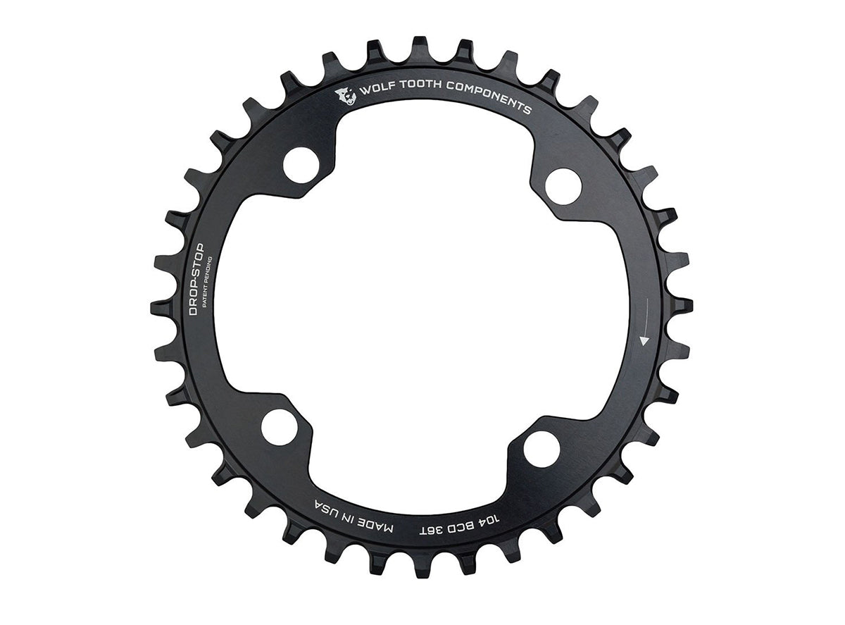Wolf Tooth Components 104 BCD Shimano 12 Spd Chainring - Black