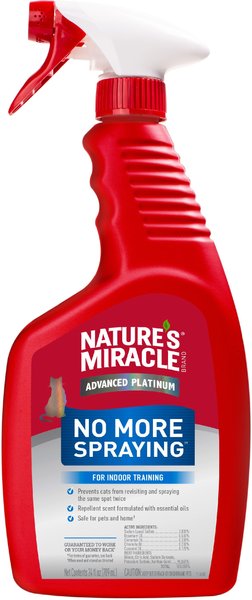 Nature's Miracle Cats No More Spraying Repellent Stain Remover and Odor Eliminator Spray