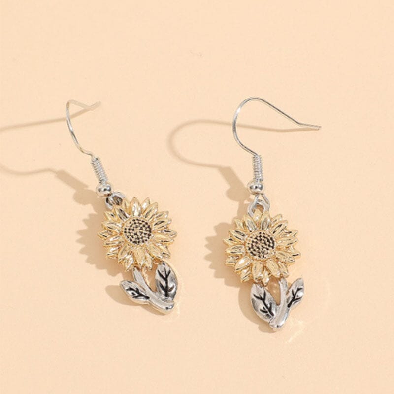 Sunflower Dangle Earrings