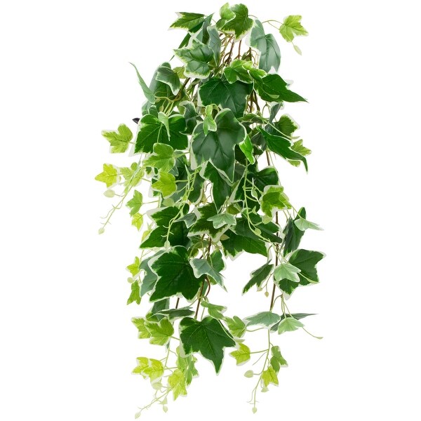 30 Variegated Ivy Artificial Hanging Floral Bush