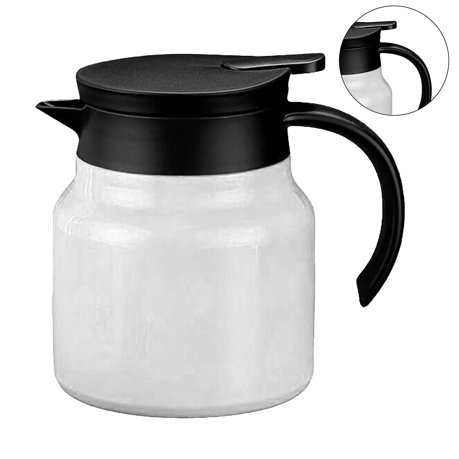 Insulated Teapot 1000ml Tea Water Separation Detachable Thermal Coffee Tea Pot for Home White