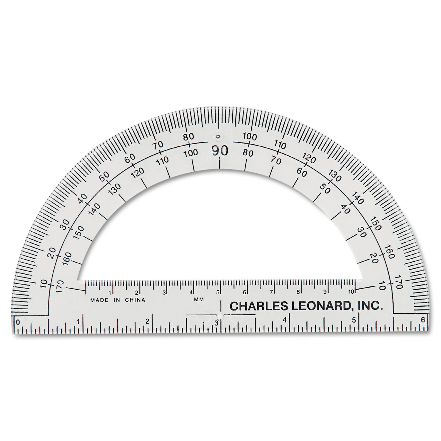 Open Center Protractor by Charles Leonardandreg; LEO77106