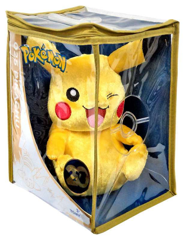 Pokemon 20th Anniversary Pikachu Plush [Winking]