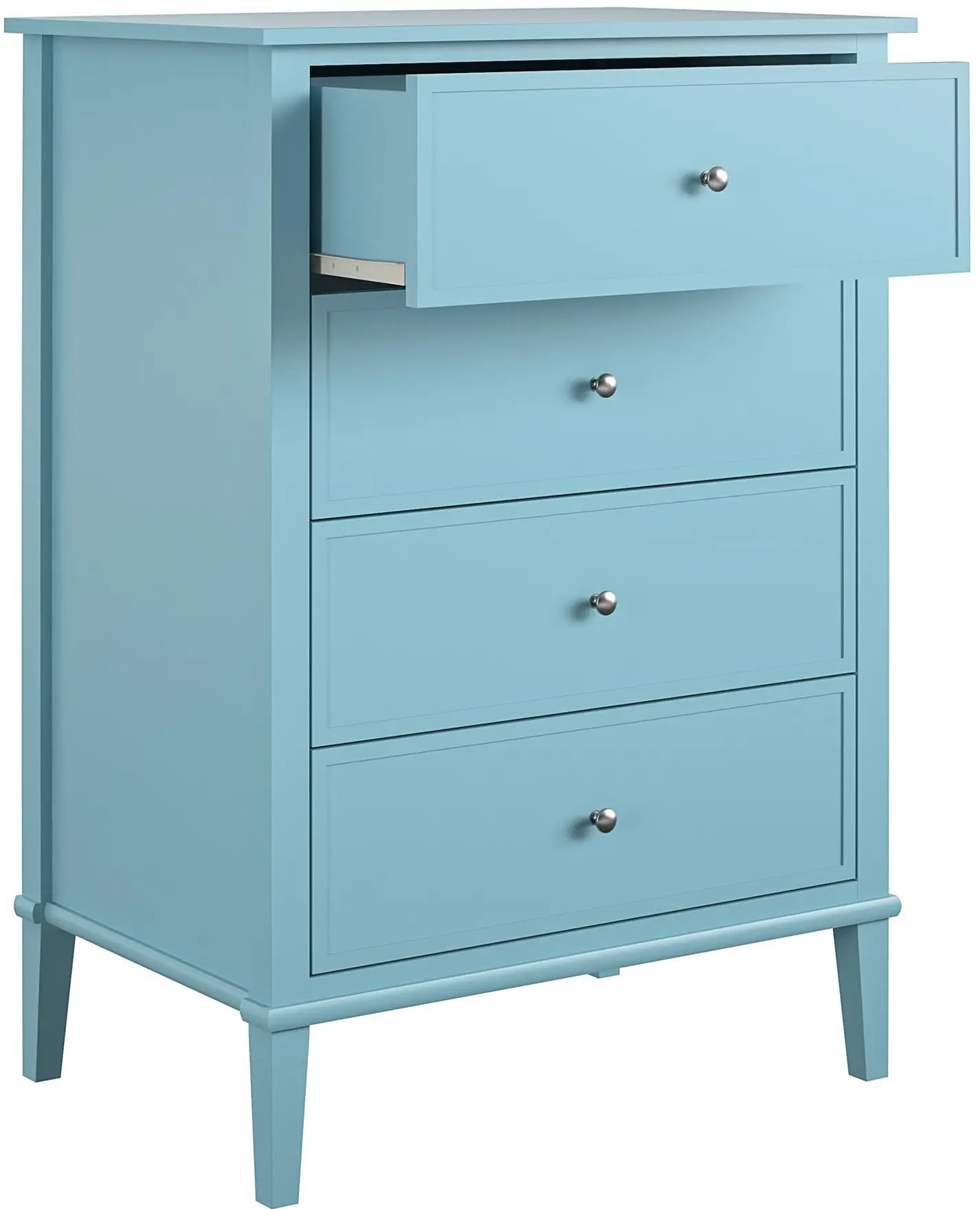 Franklin Transitional Blue 4-Drawer Dresser