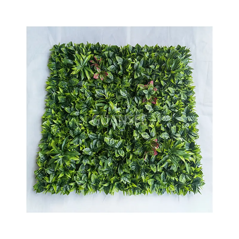 Home garden supplies decor UV protection plastic grass wall panel artificial plant flower artificial plant wall