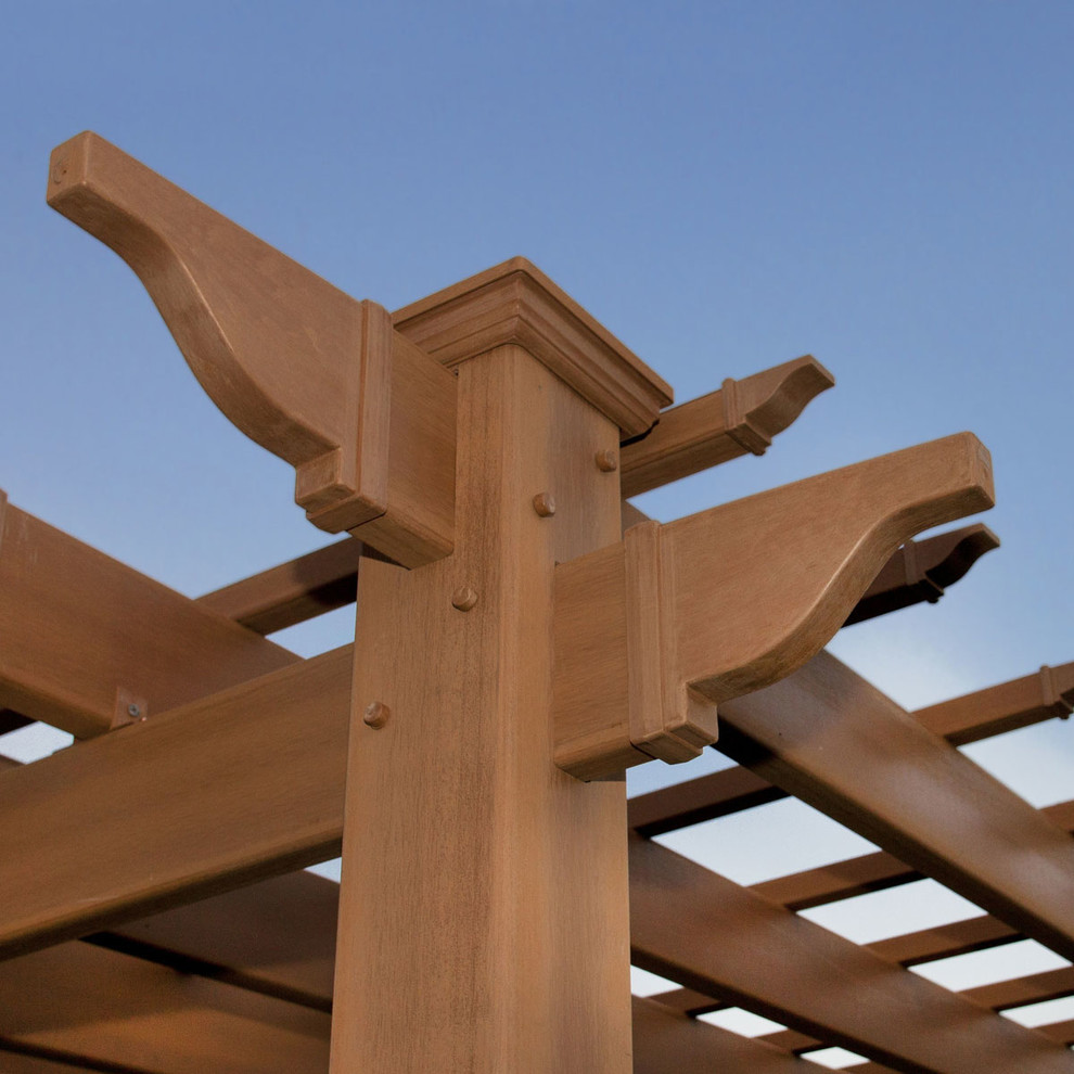 88 quotx88 quotx95.25 quotLakewood Pergola  Cedar   Traditional   Pergolas   by ArchitecturalDepot  Houzz