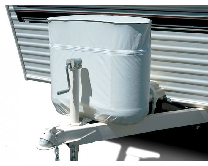 ADCO Products Polar White RV Single 20 Propane Tank Cover 211