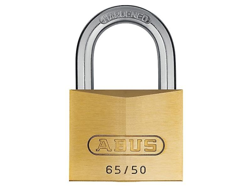 ABUS 65/50mm Brass Padlock Keyed Alike 505 ABUKA03906