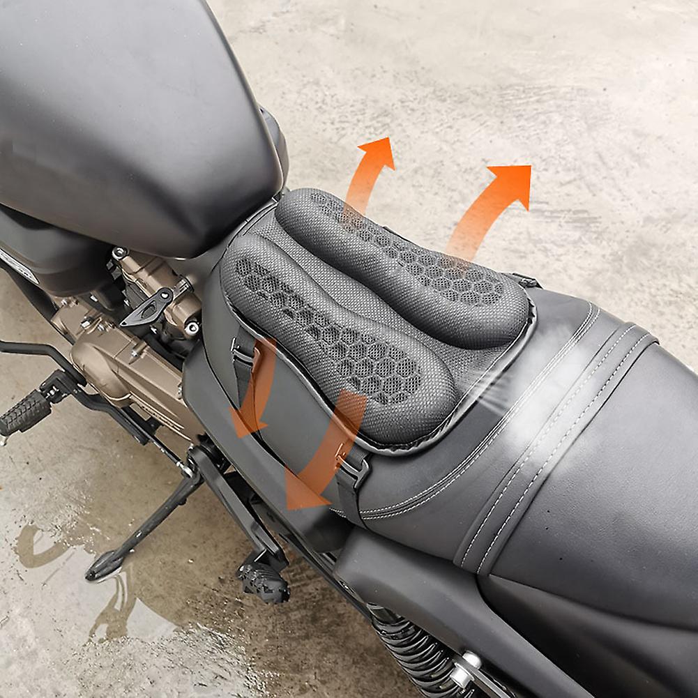 Motorcycle Saddle Tpe Mesh Breathable Fabric Soft Seat Cushion Comfortable Seat Pad Motorcycle Accessories