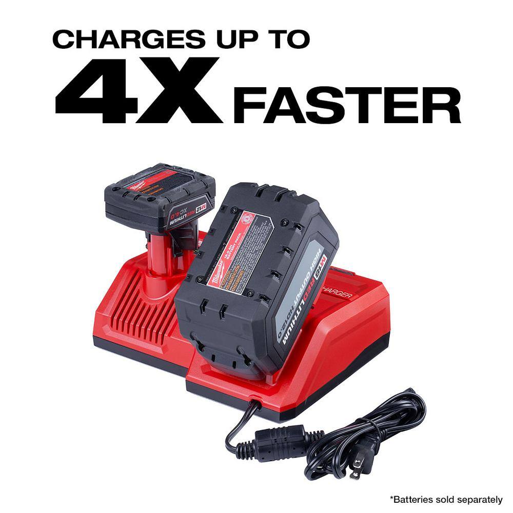 MW M12 and M18 12-Volt18-Volt Lithium-Ion Multi-Voltage Super Charger Battery Charger with 12.0Ah Battery Pack 48-59-1811-48-11-1812