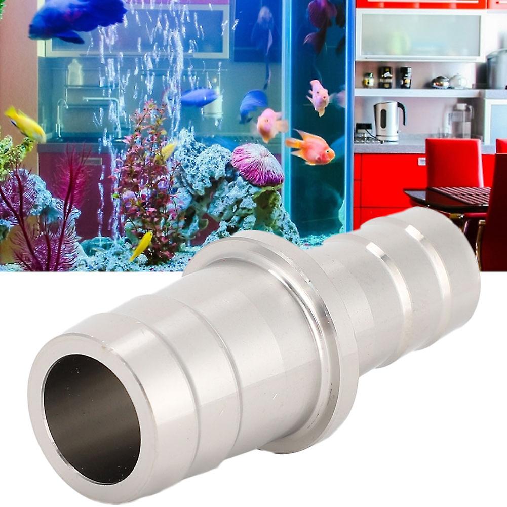 Aquarium Stainless Steel Water Pipe Adapter Fittings Joint Connector For Fish Tank12mm To 16mm