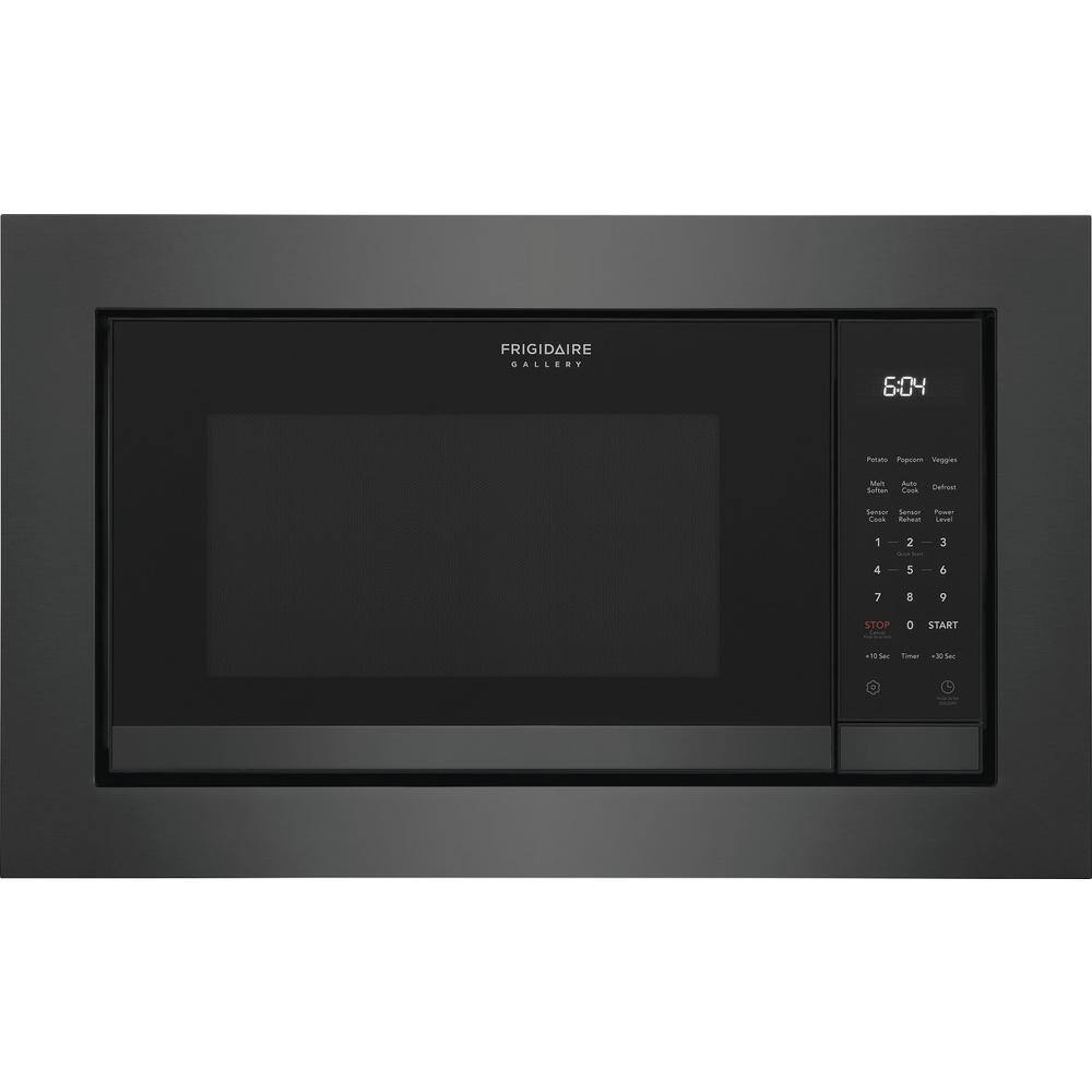 FRIGIDAIRE GALLERY 30 in Trim Kit for Built In Microwaves in Black Stainless Steel GMTK3068AD