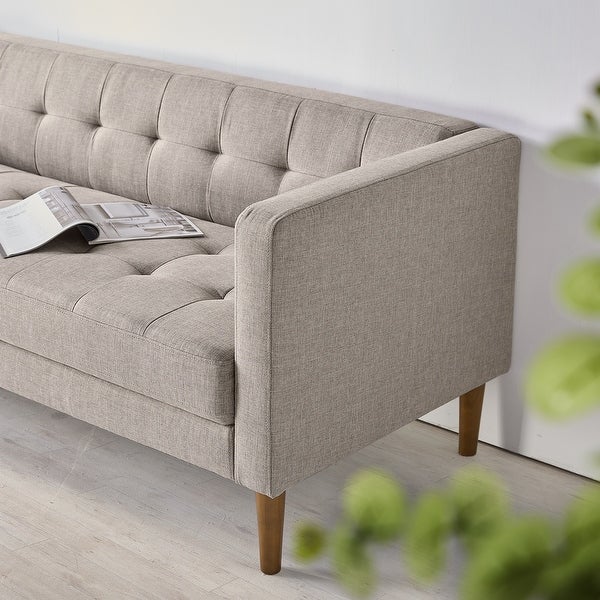 Zinus Priage Oatmeal Grey Semi-firm Sofa