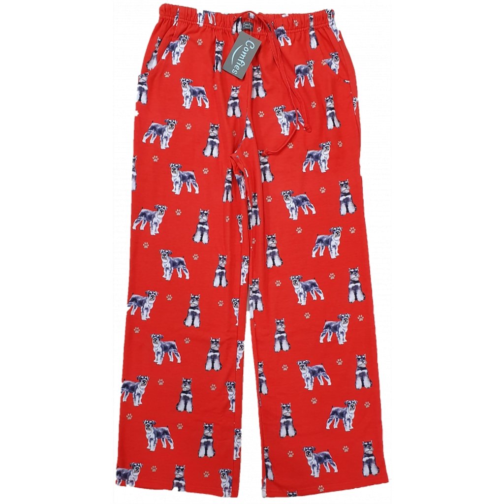 Pet Lover Unisex Pajama Bottoms - Schnauzers