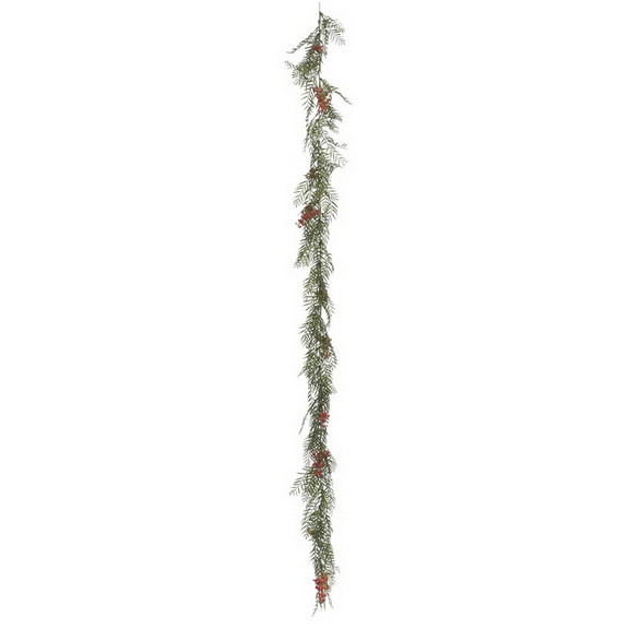 Vickerman Green Brazil Berry/Leaf Garland