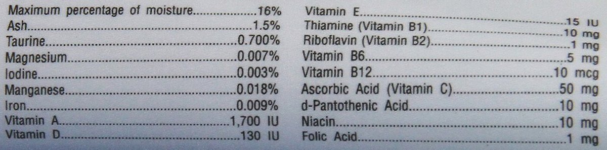 Marshall Furo-Vite Highly Nutritious Vitamin Ferret Supplement