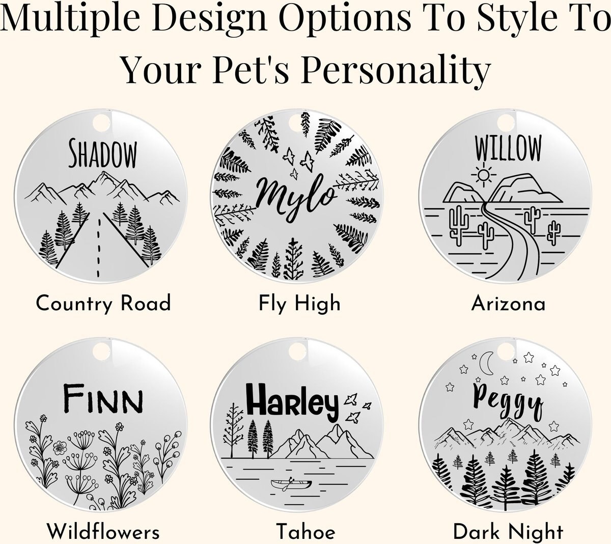 PawFurEver Diamond Personalized Dog ID Tag