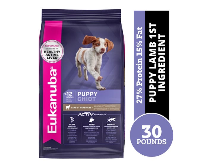 Eukanuba™ Puppy - Lamb 1st Ingredient Dry Dog Food， 30 lb. Bag