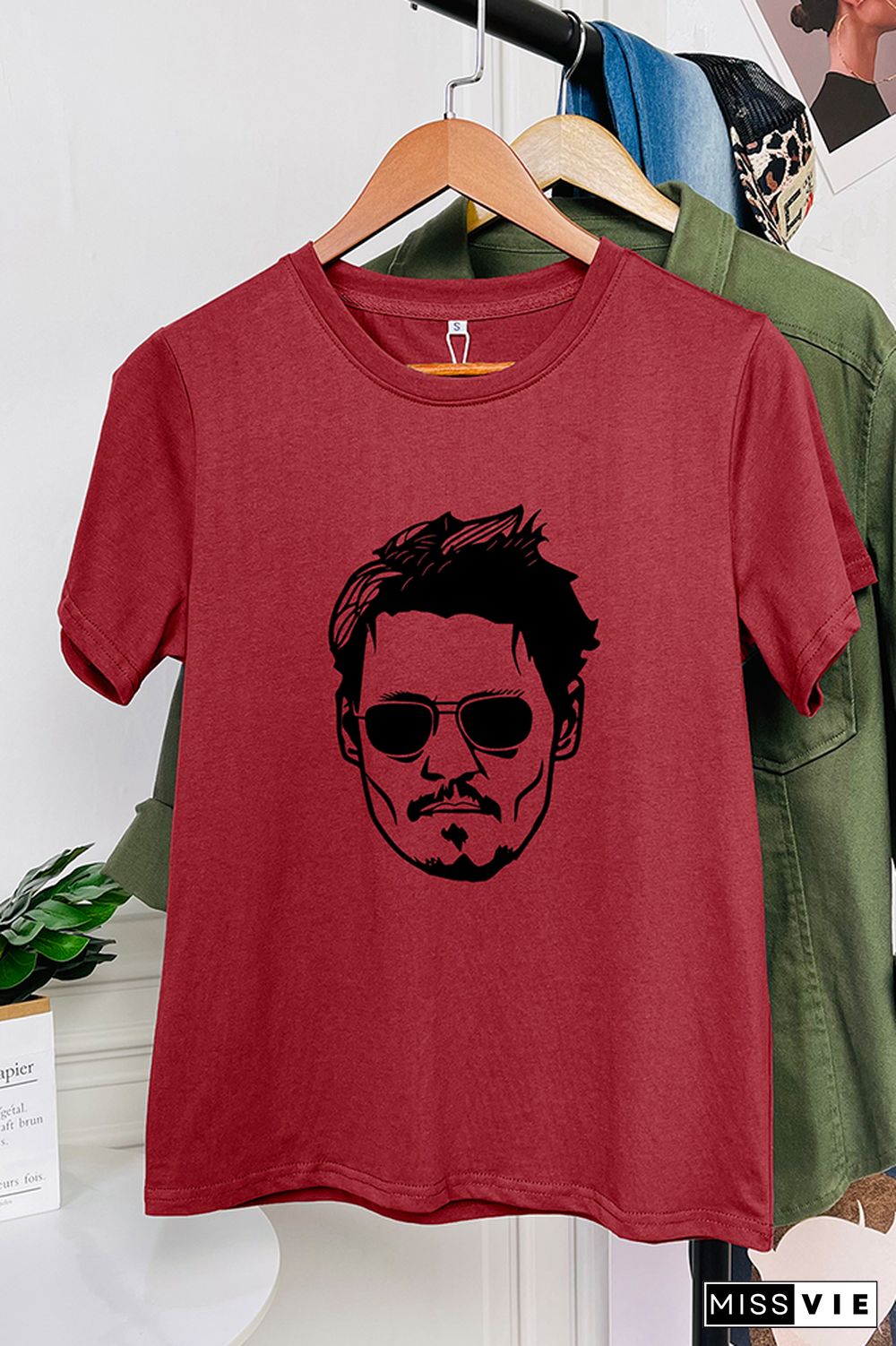 Johnny Depp Trial Graphic T-Shirt Wholesale