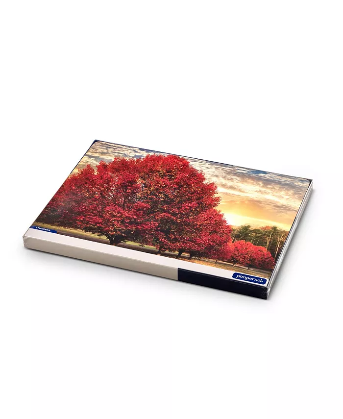 Pimpernel Crimson Trees Placemats Set of 4